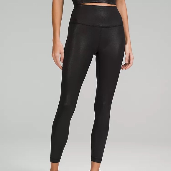 lululemon athletica Pants - NWT Lululemon Wunder Train High-Rise Tight Pants 25" Foil Special Edition